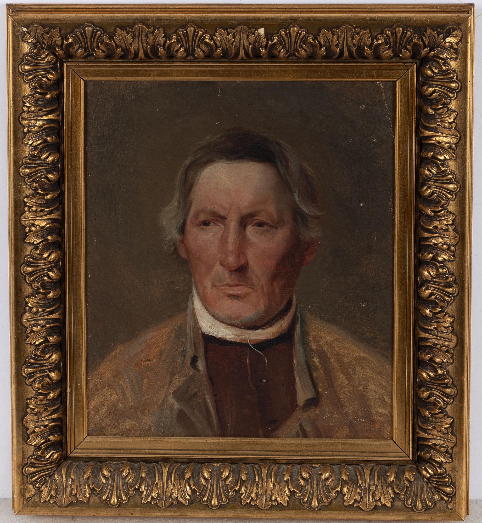 Carl Fredrik Sundt Hansen, Male Portrait.