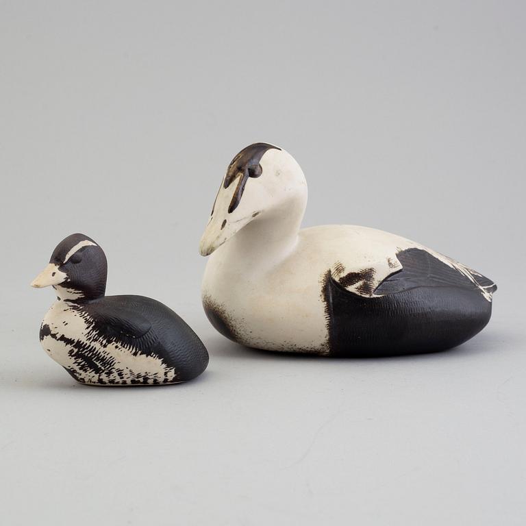 Two stoneware figurines by Paul Hoff, Gustavsberg.