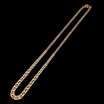 COLLIER, 18 k guld, svenska stämplar. Vikt ca 15 g.