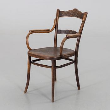 A THONET BENTWOOD ARMCHAIR.