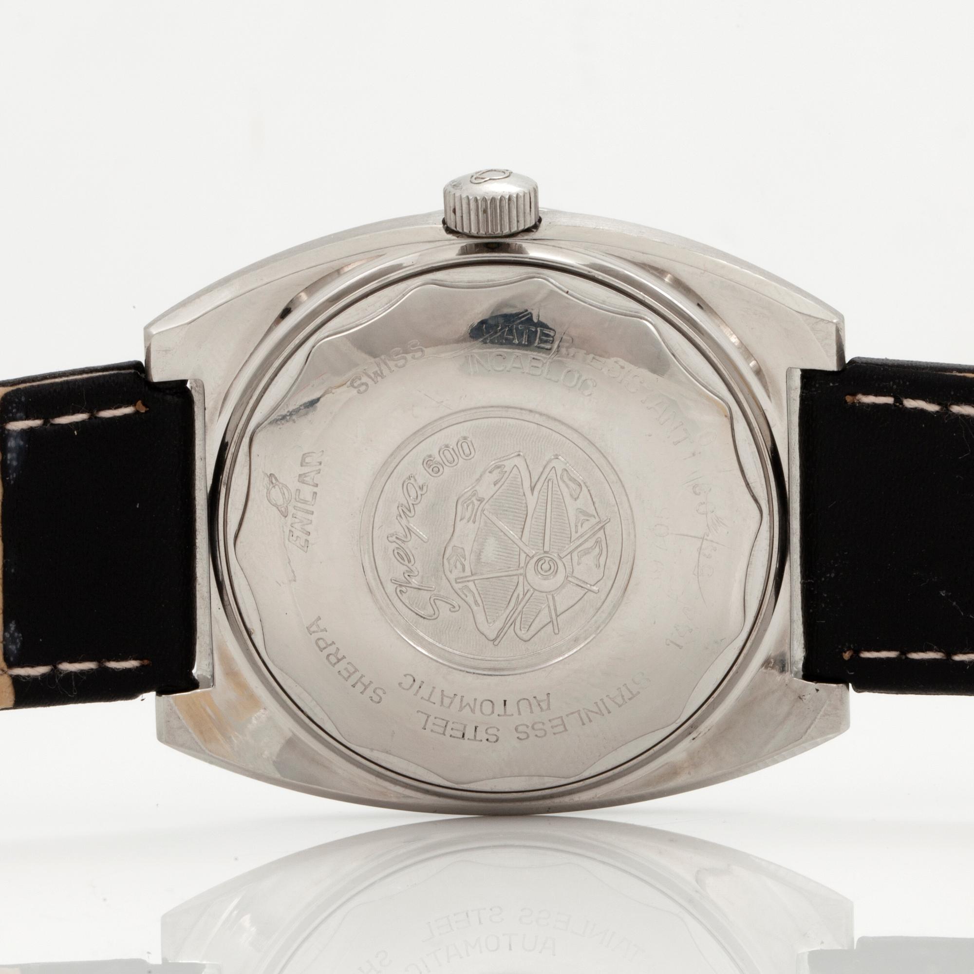 ENICAR, Sherpa D, wristwatch, 37 mm,