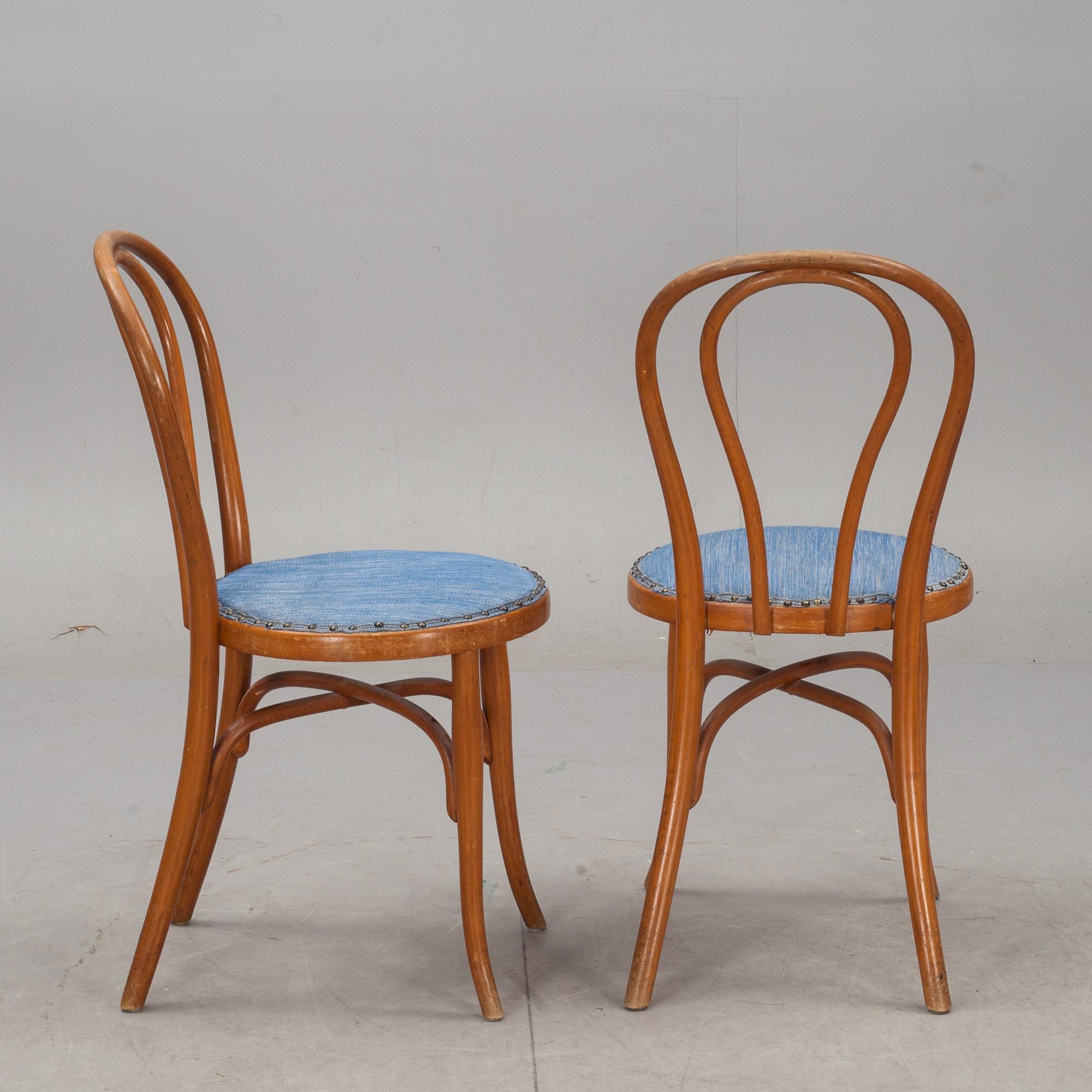 STOLAR, ett par, Thonet, 1900-talets första hälft.