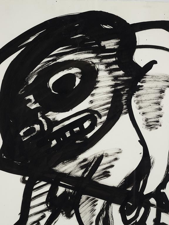 Bengt Lindström, akryl på papper, utförd 1972, signerad.