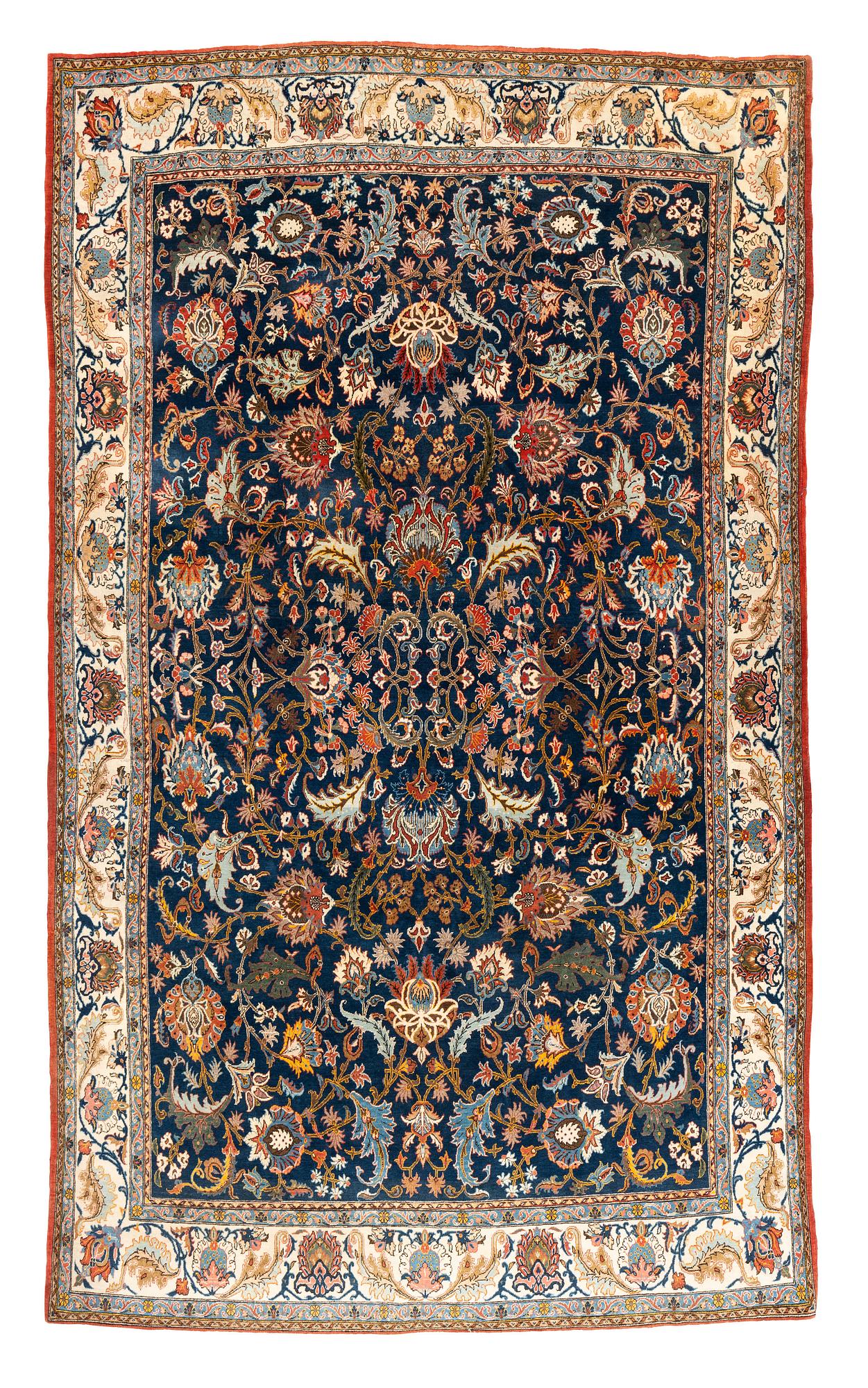 Matto, semi-antique Veramin / Qum, ca 334,5 x 207,5 cm.