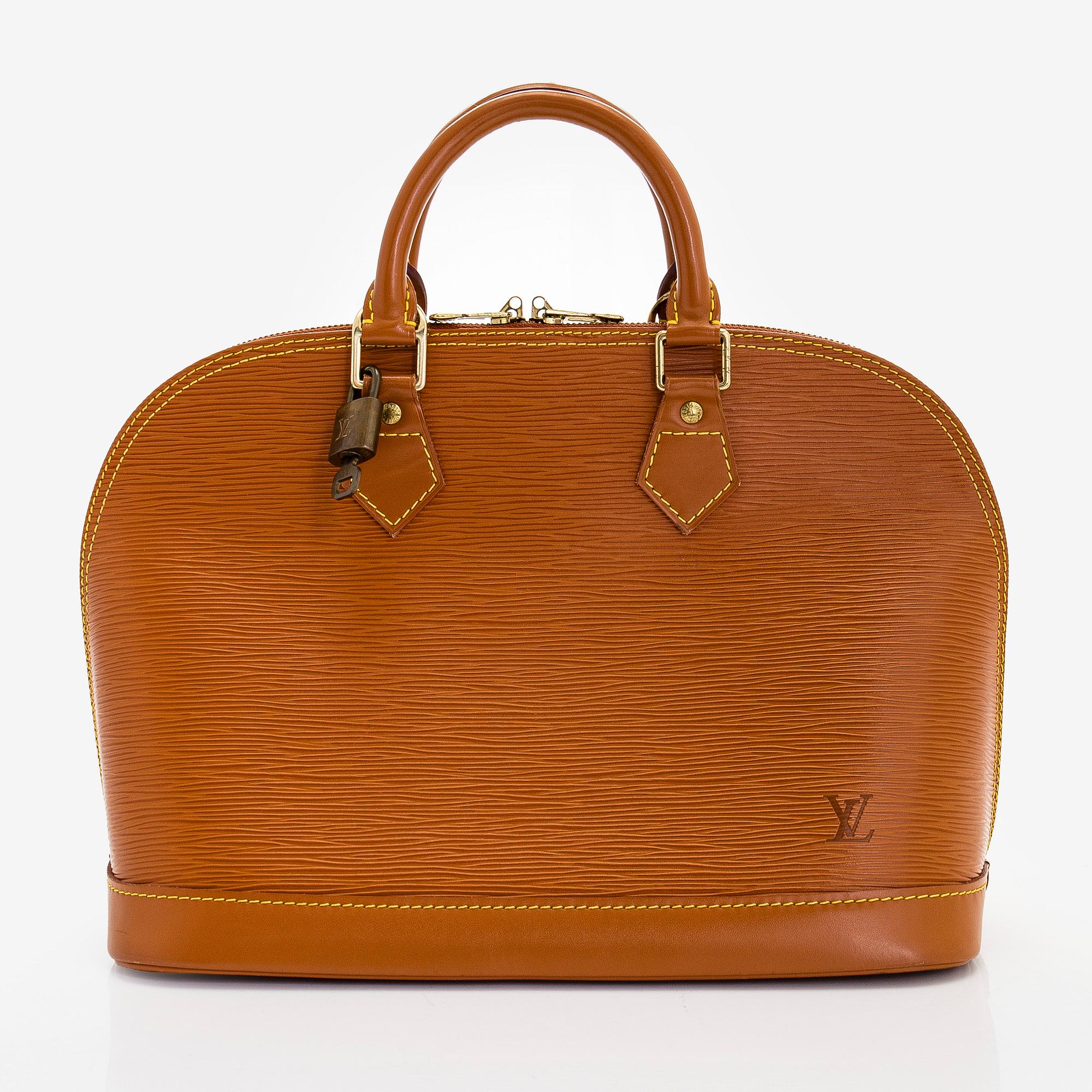 Louis Vuitton, an Epi Leather "Alma" bag.