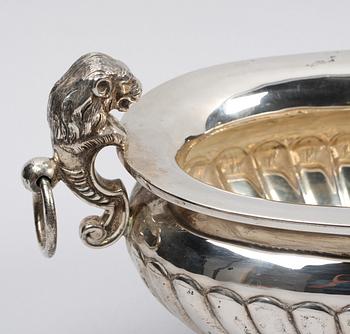 JARDINIERE, silver, Mexico, 1900-tal.