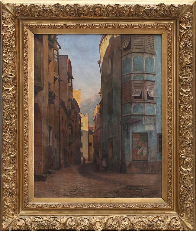 WILHELM LANGER,  olja på duk, signerad o daterad -93.