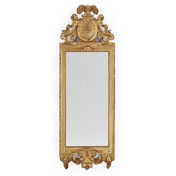 SPEGEL, Gustaviansk, med Stockholms hallstämpel 1780-tal.