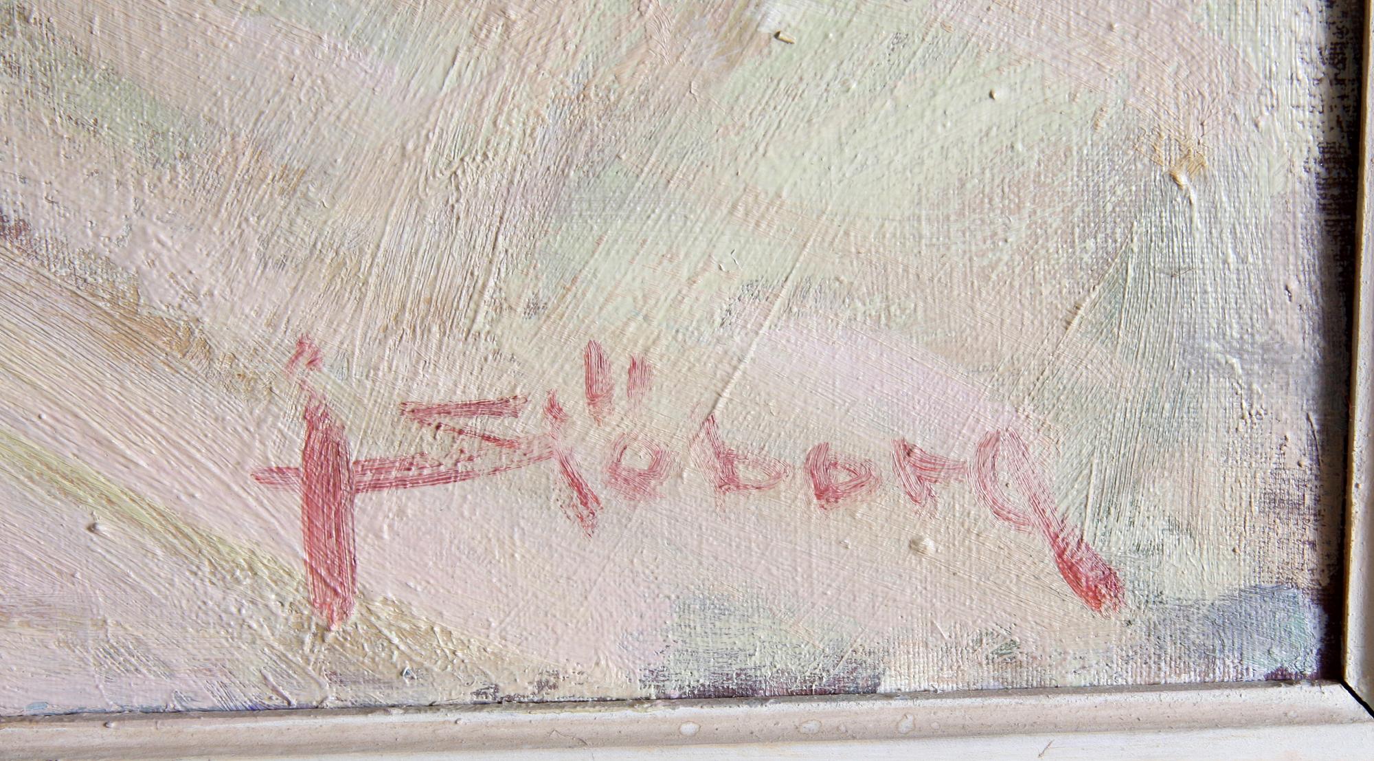 SJÖBORG, J, olja på duk, sign.