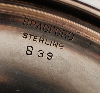 TESERVIS, 5 delar, sterling silver, Amerika, 1900-talets första hälft. Vikt ca 1586 gram.