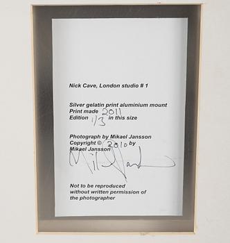 Mikael Jansson, "Nick Cave, London studio #1", 2010.