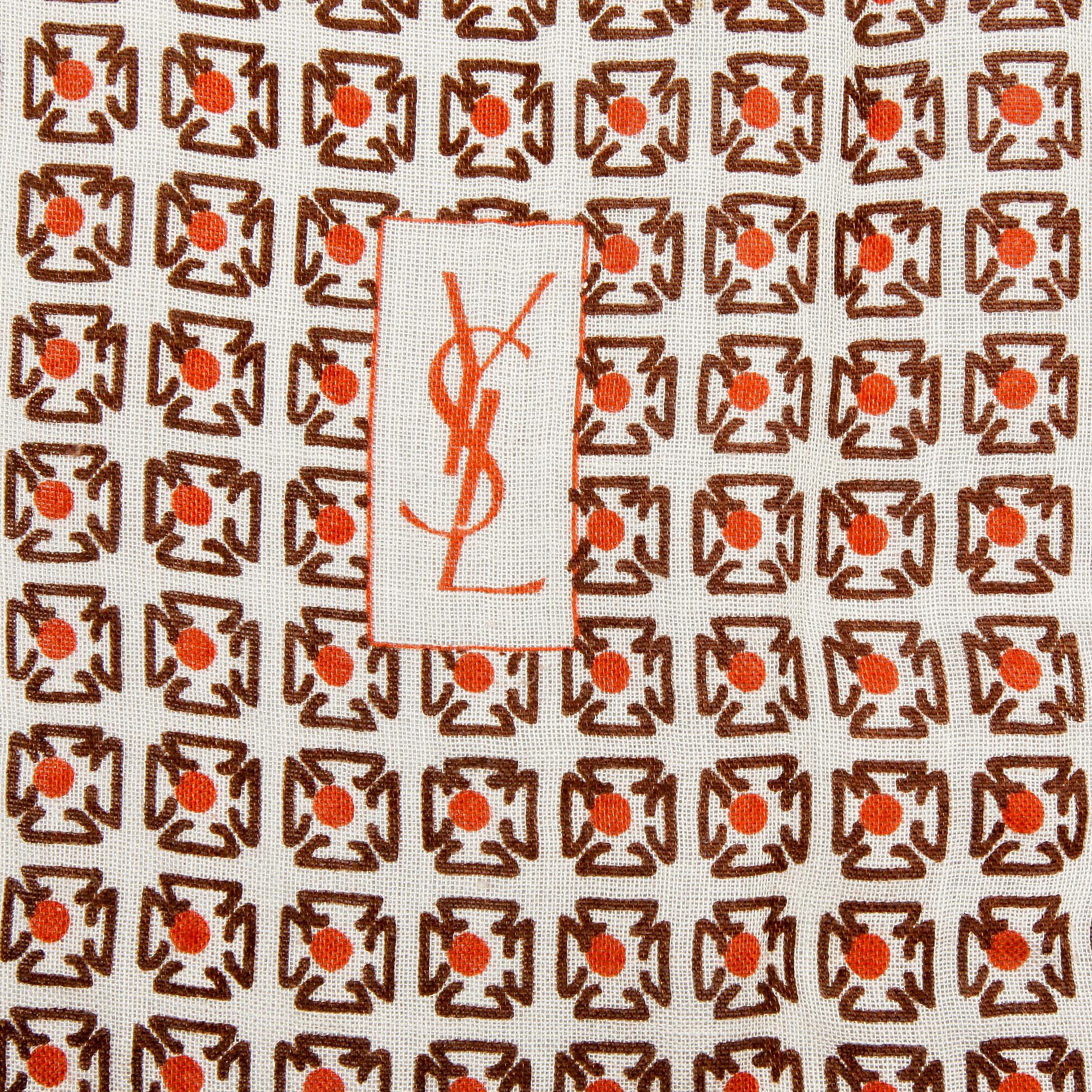 SCARF, Yves Saint Laurent, Paris, 1970-tal.
