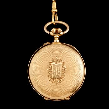 FICKUR, 18 k guld, tidigt 1900-tal.