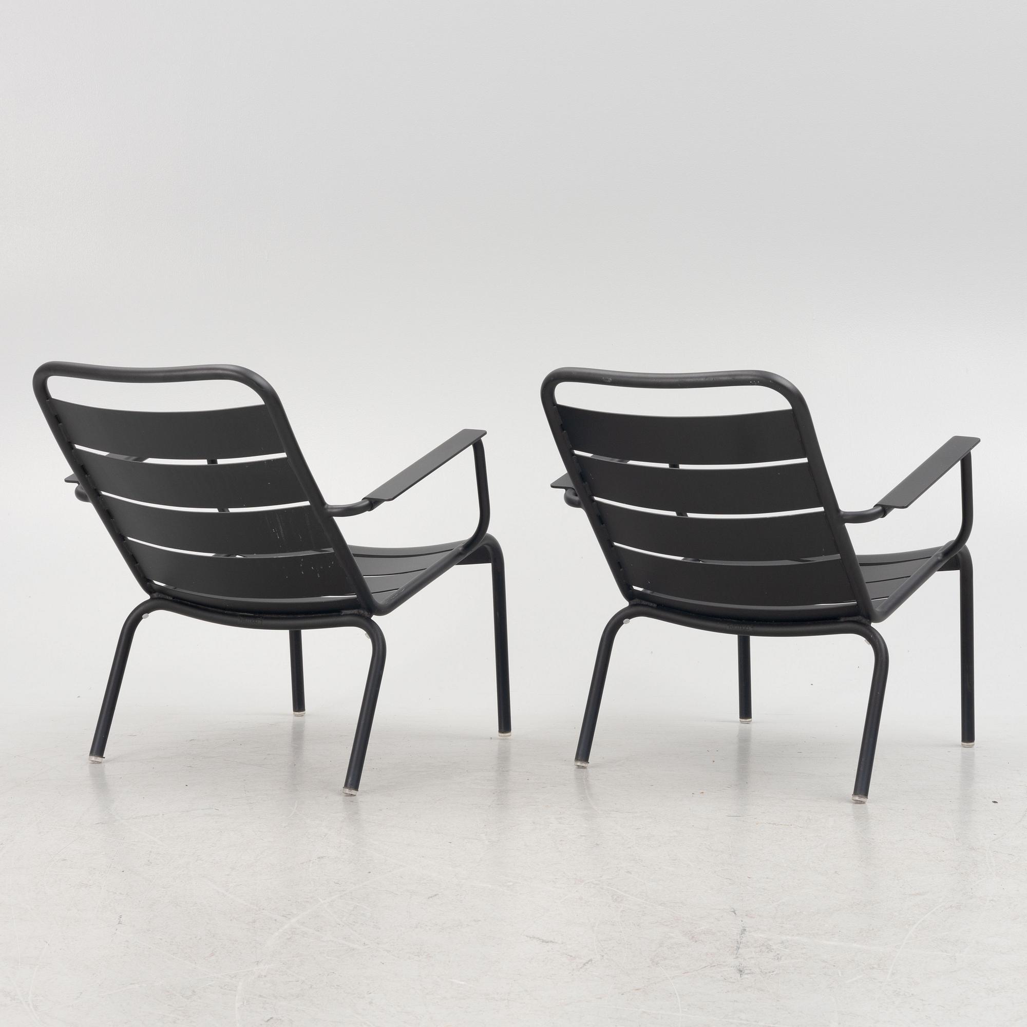 Frédéric Sofia, Fåtöljer, ett par, "Luxembourg", Fermob, samtida.