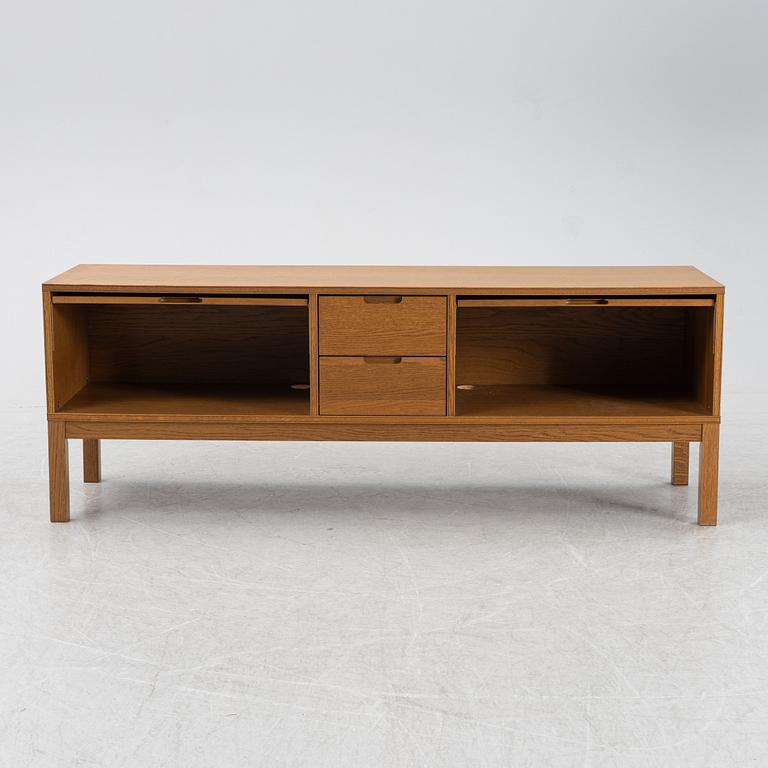 An oak veneered sidebaord, Stockholm series, IKEA.