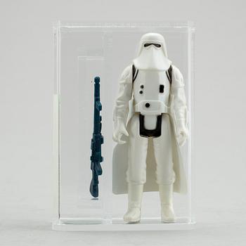 STAR WARS, 5 stycken actionfigurer, AFA-graderade, Kenner 1980-tal.