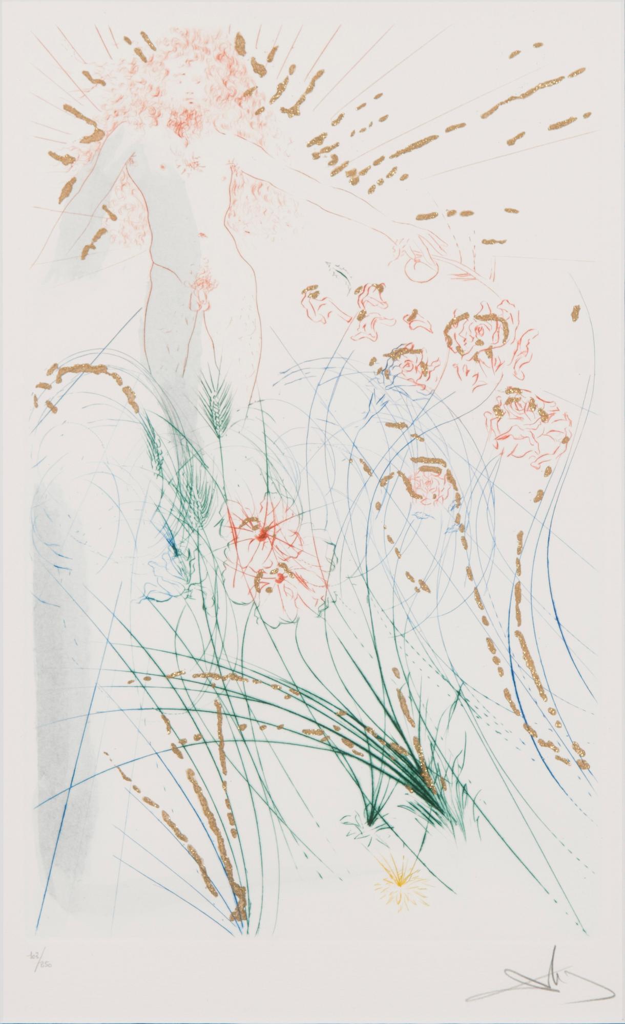 SALVADOR DALÍ, etsning, signerad och numrerad 102/250.