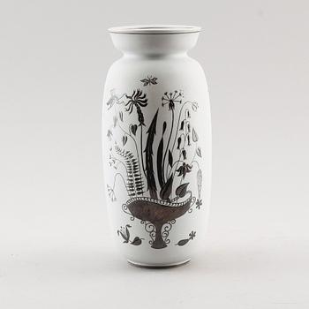 VAS, stengods, "Grazia", Stig Lindberg, Gustavsberg 1900-talets mitt.