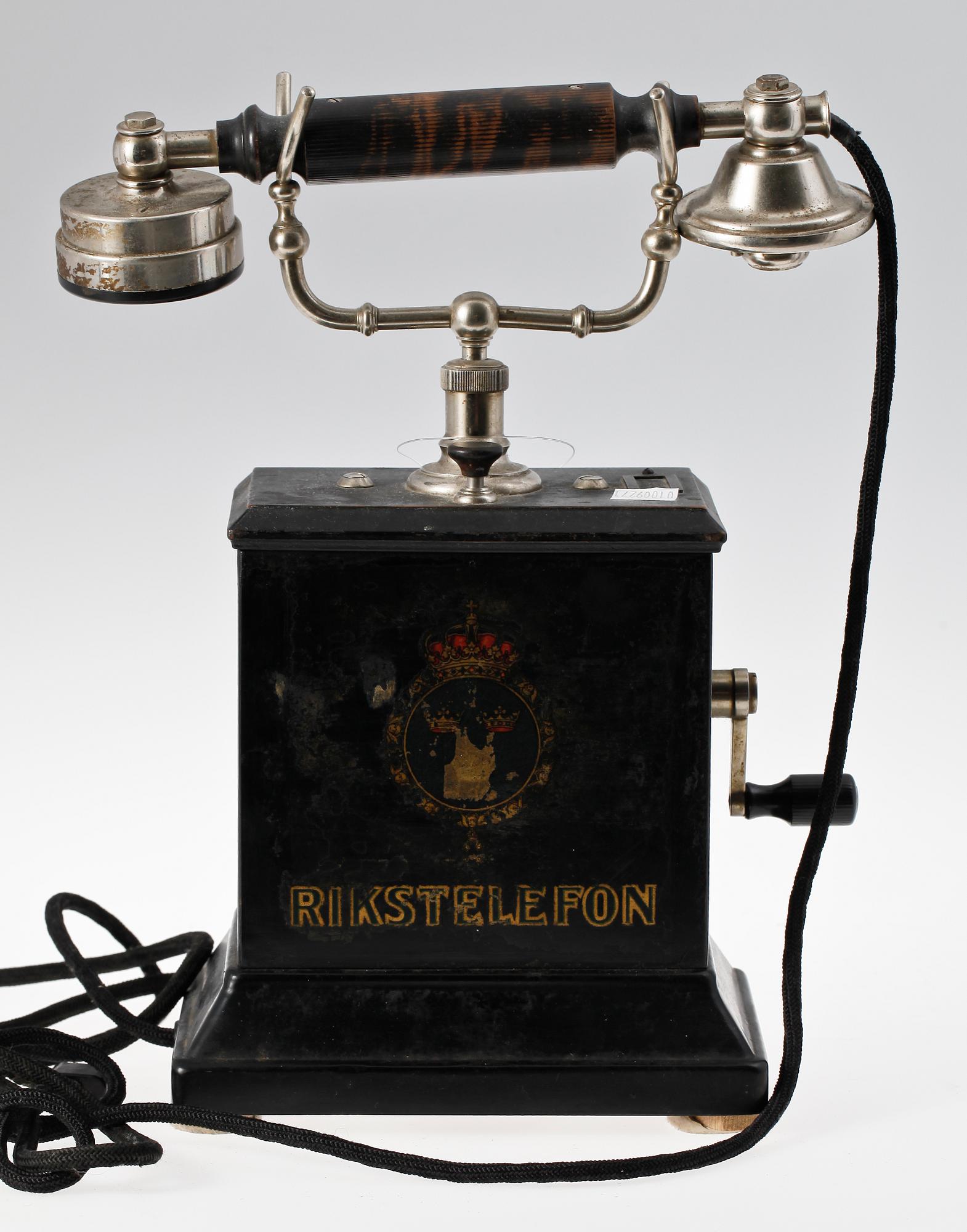 TELEFON, "Rikstelefon". 1900-talets början.
