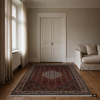 Carpet, Bidjar, approx. 165 x 112 cm.