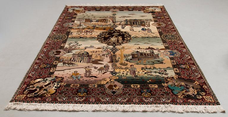 MATTO, silkki, Iran, old, 275x185 cm.