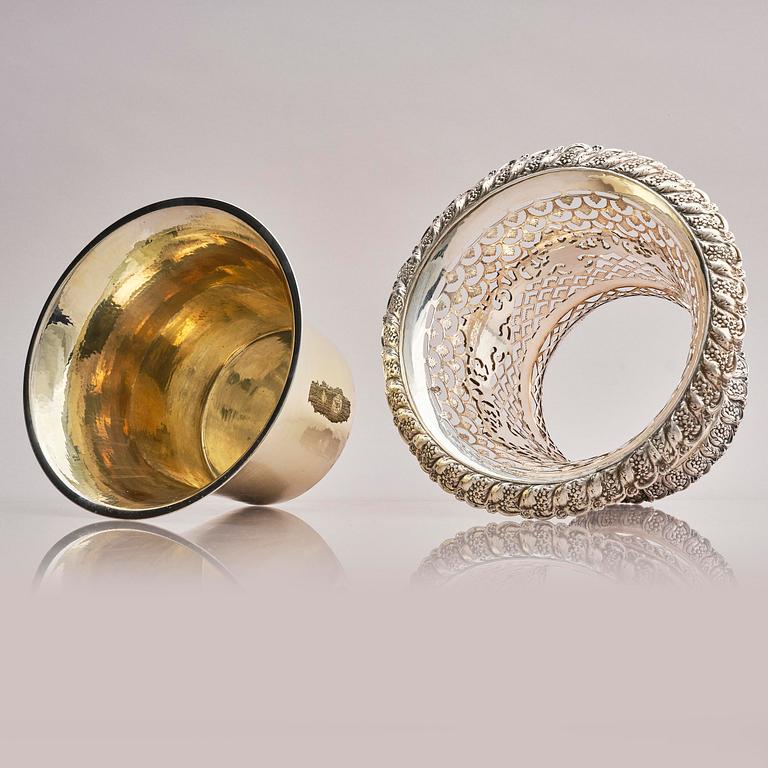 Lale Silverware & Co Ltd, vinkylare, sterling silver, Istanbul, Turkiet 1900-tal.