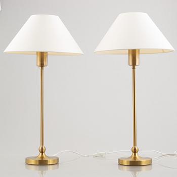 Josef Frank, a pair of model 2569 table lamps, Svenskt Tenn.