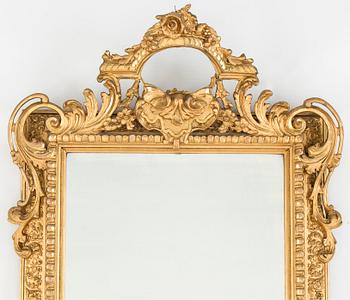 A second half of the 19th century wall mirror.