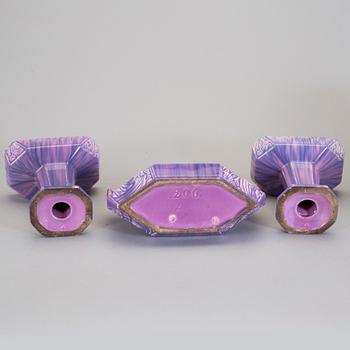 BORDSGARNITYR, 4 delar. Art Noveau, 1900-talets början.