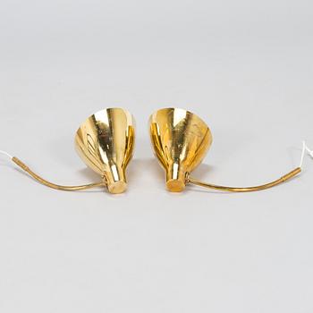 Lisa Johansson-Pape, a pair of mid-20th century '3055' wall lights for Stockmann Orno. Finland.