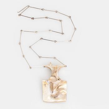 Björn Weckström, A sterling silver 'Barbarella' necklace. Lapponia 1972.