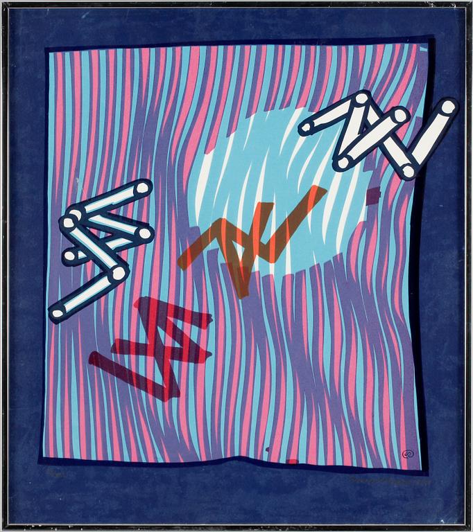 LENNART RODHE, färglitografi, sign o dat 1971, numr 12/75.