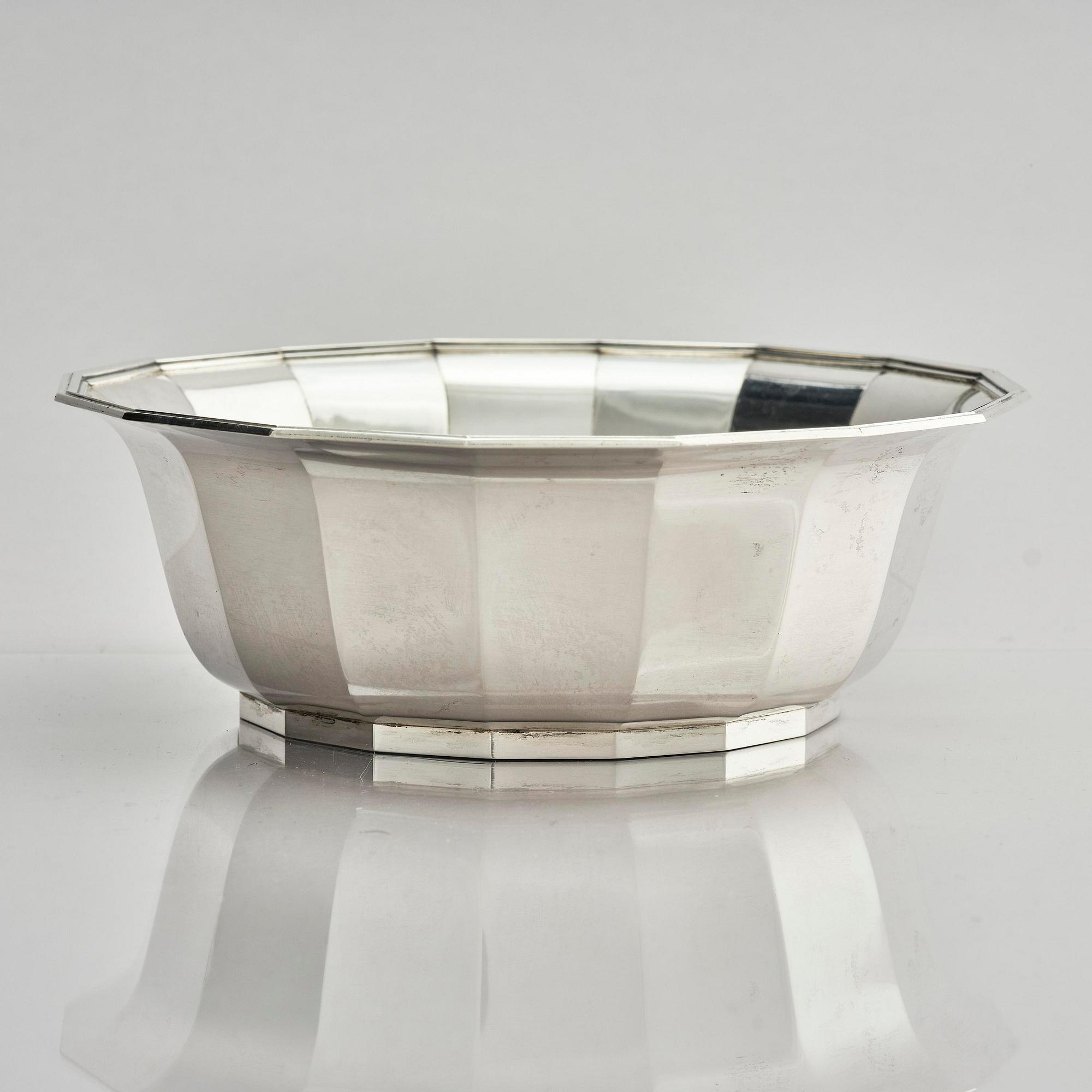 Wiwen Nilsson, a sterling silver bowl, Lund, Sweden 1966.