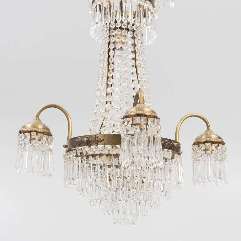 Takkrona, omkring sekelskiftet 1900.