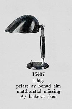 Harald Notini, a table lamp, model "15487/A", Arvid Böhlmarks Lampfabrik, 1940-50s.