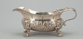 GRÄDDSNÄCKA, silver, Christian Hammer, Stockholm 1867. Vikt 212 g.