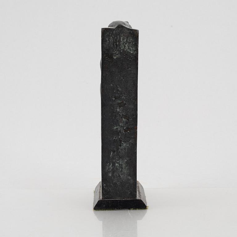 Axel Gute, a Swedish Grace bronze book end, first half of the 20th century.