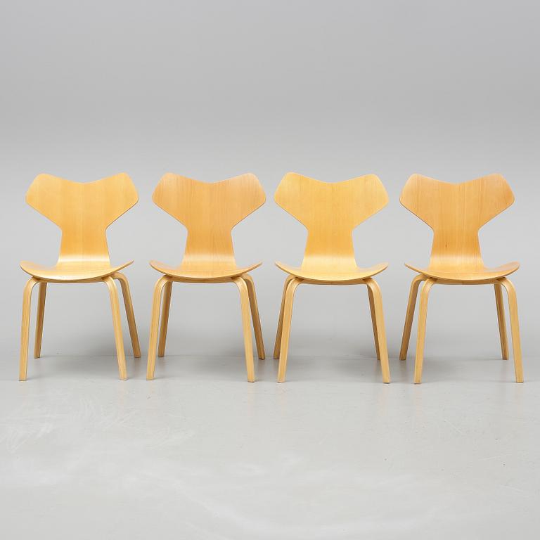 STOLAR, 4 st. "Grand Prix", Arne Jacobsen för Fritz Hansen, Danmark, 1991.