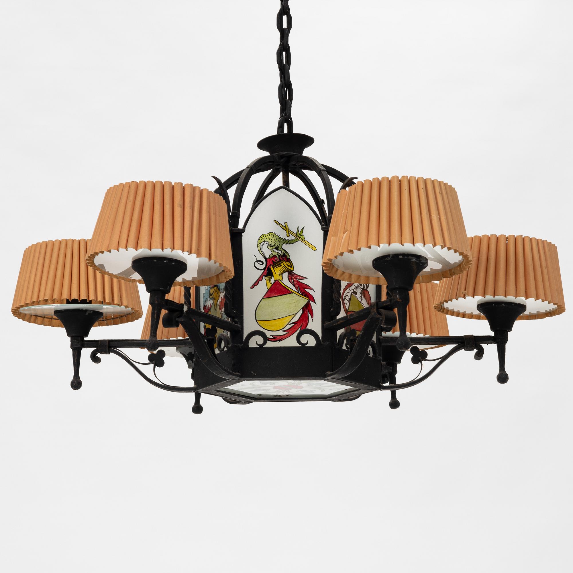 A ceiling light, first half of the 20th Century.