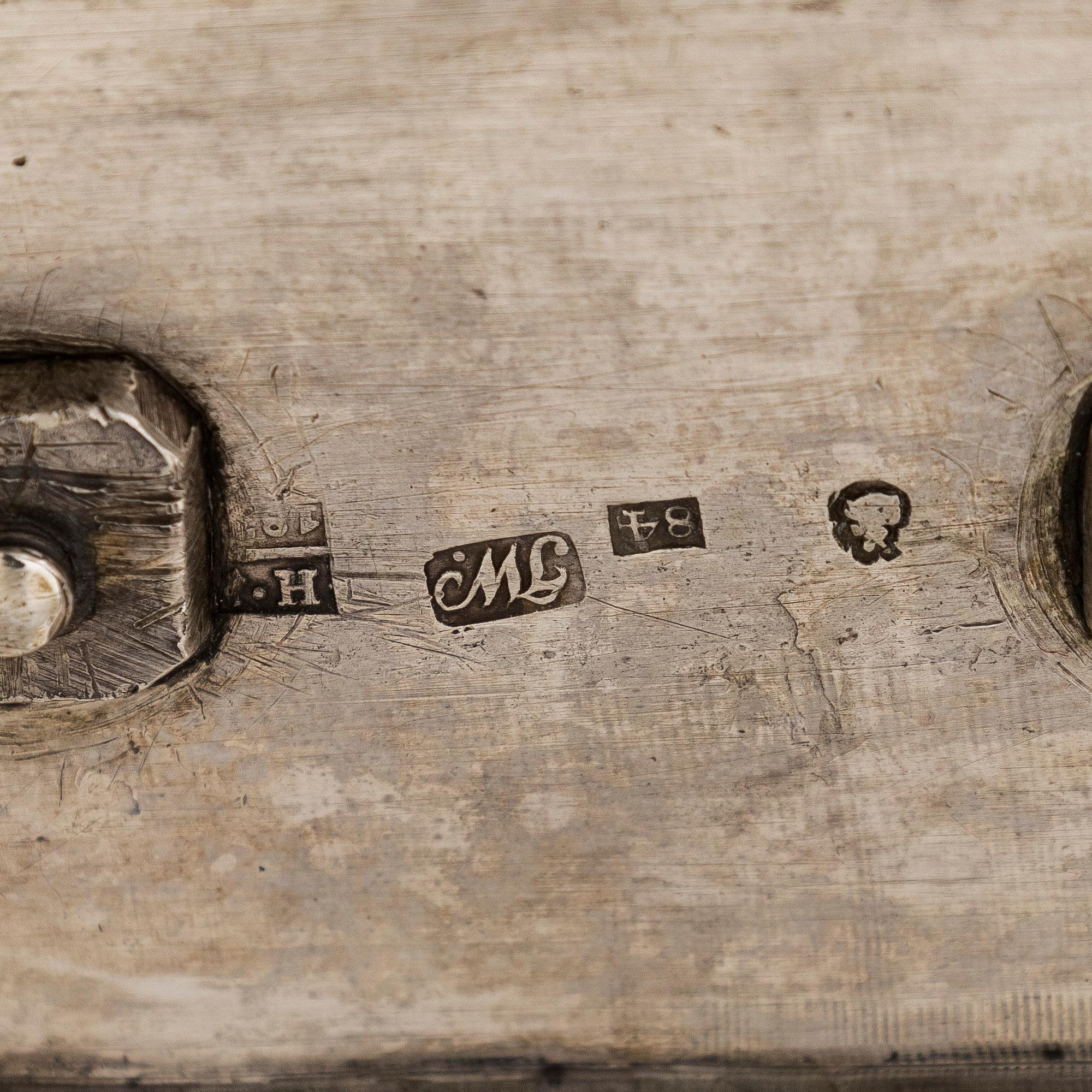 Jacob Wiberg, brödkorg, silver, Moskva 1836.