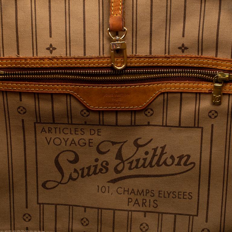 LOUIS VUITTON, a 'Neverfull MM' monogram canvas bag.