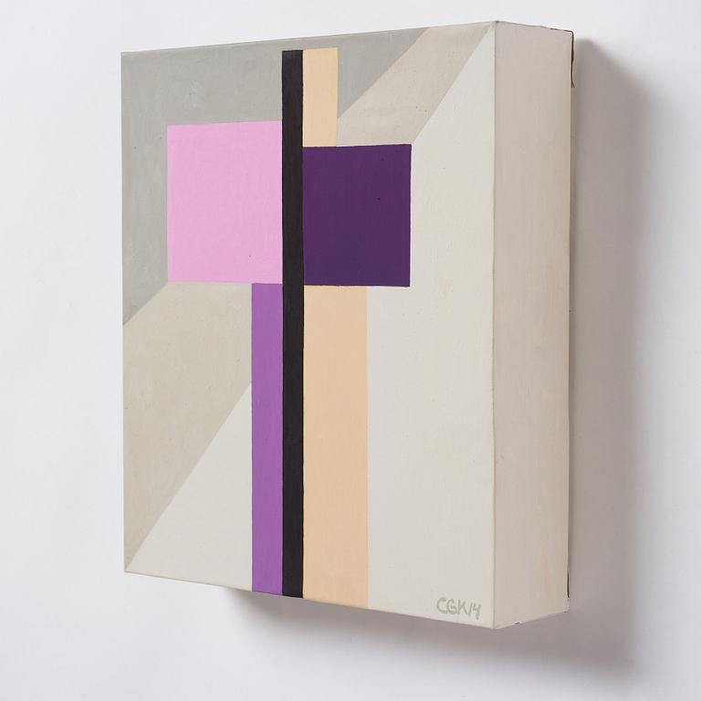 C Göran Karlsson, acrylic on canvas, signed and dated -14.