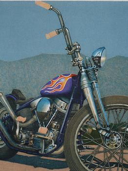 John-E Franzén, "Outlaw Chopper, Perris, California".