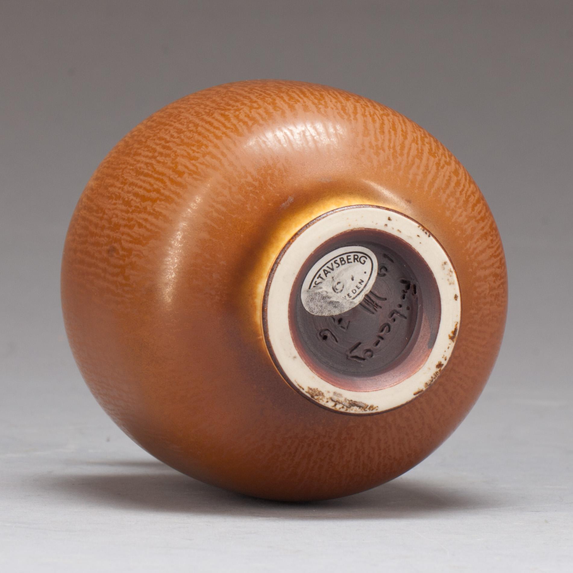 VAS, stengods. Berndt Friberg, Gustavsbergs studio.