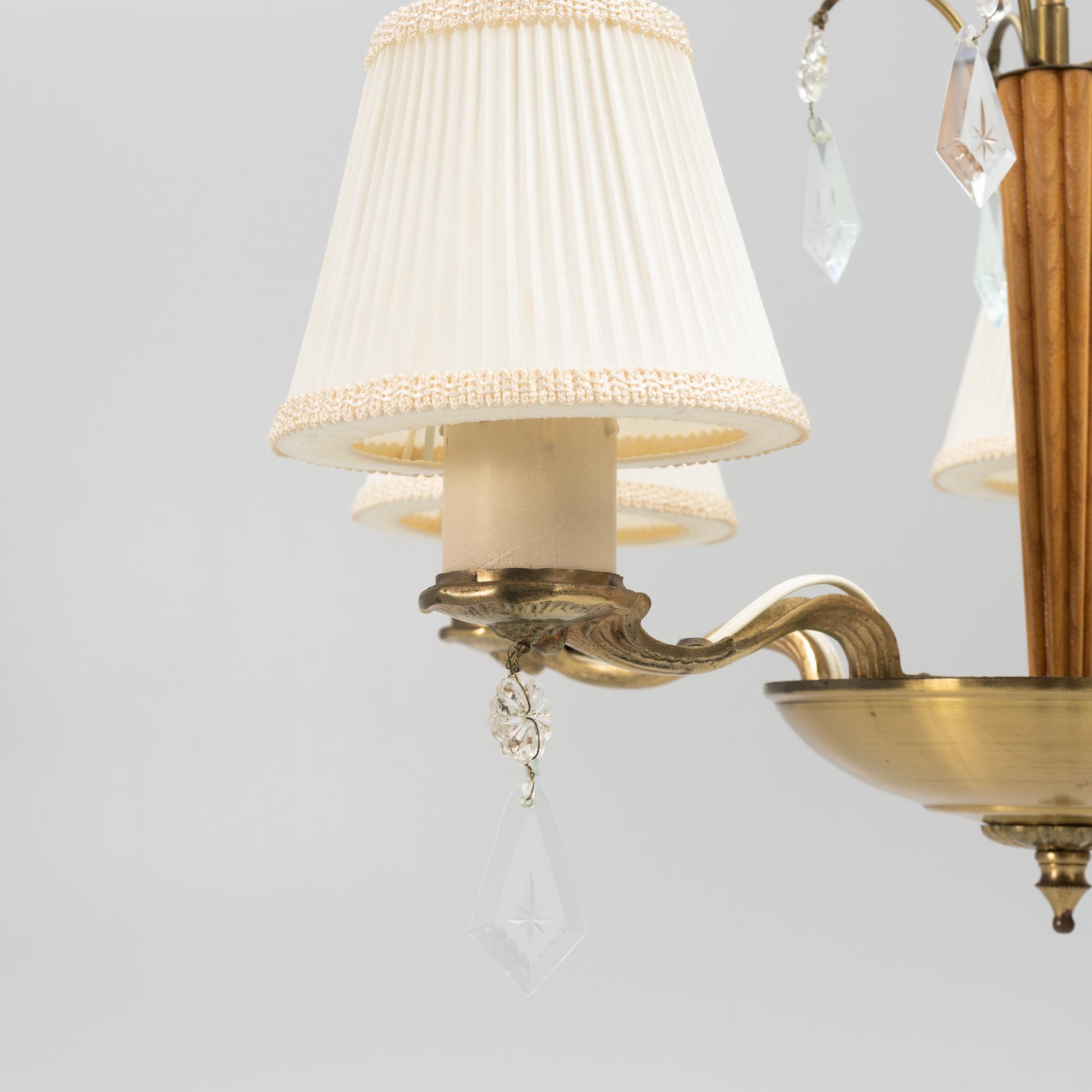 A Swedish Modern ceiling light, Edvard Hagman AB, Norrköping, mid 20th Century.