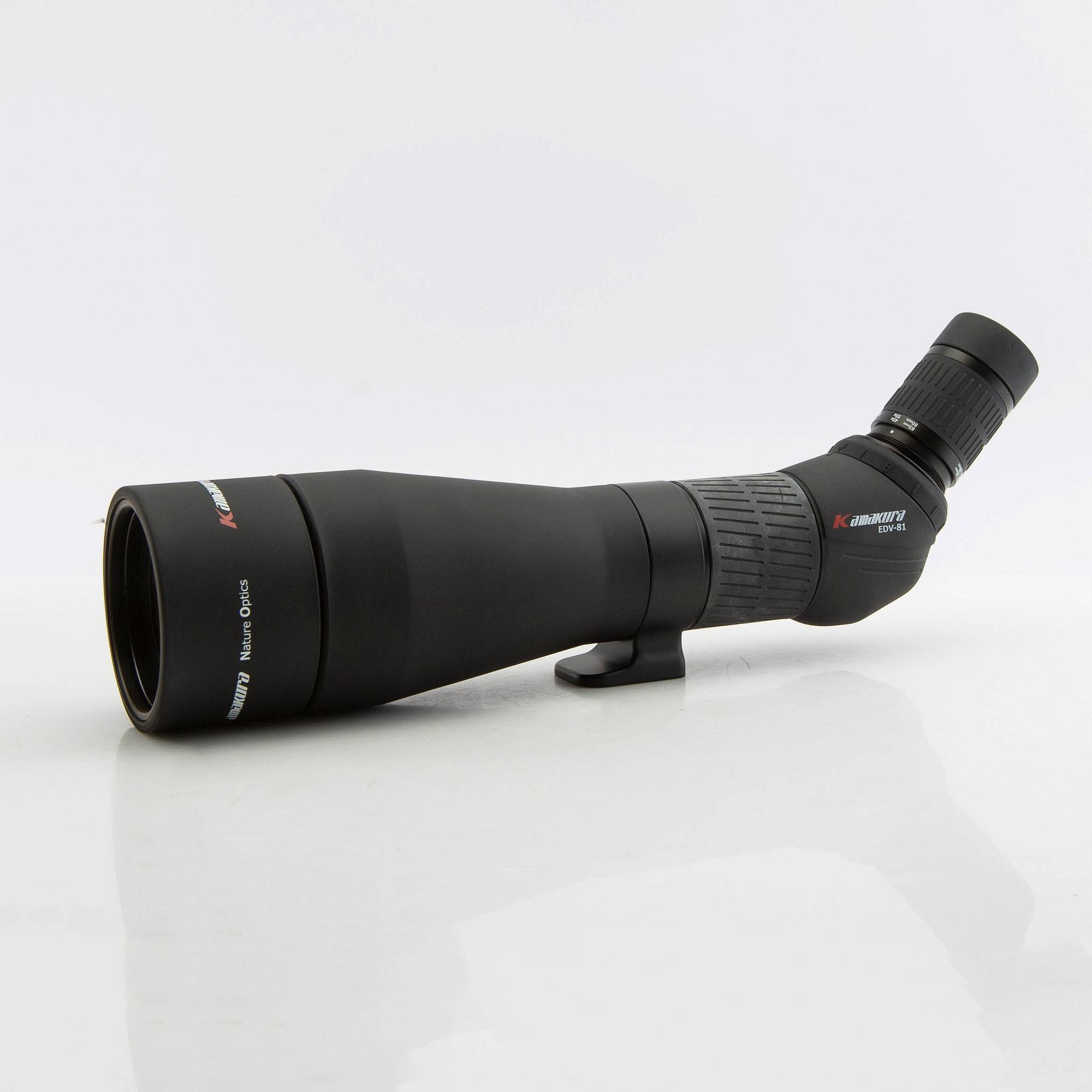 Kamakura EDV-81 spotting scope with tripod, Japan.