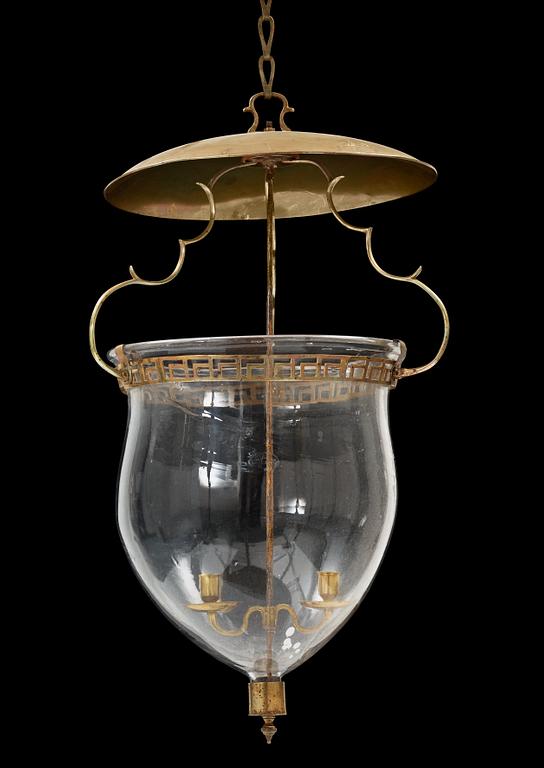 LYKTA, för två ljus. Sverige, 1700-talets andra hälft.