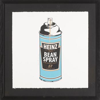 THIERRY GUETTA, "Bean Spray", Hommage to Warhol, signerad och numrerad 73/95.