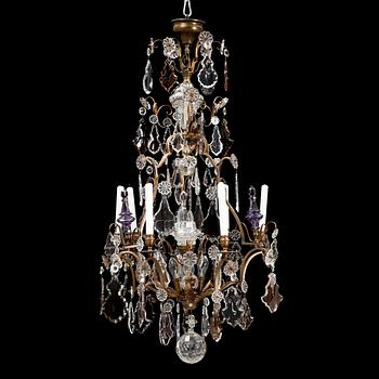 A rococ style chandelier, first half of the 20th Century.