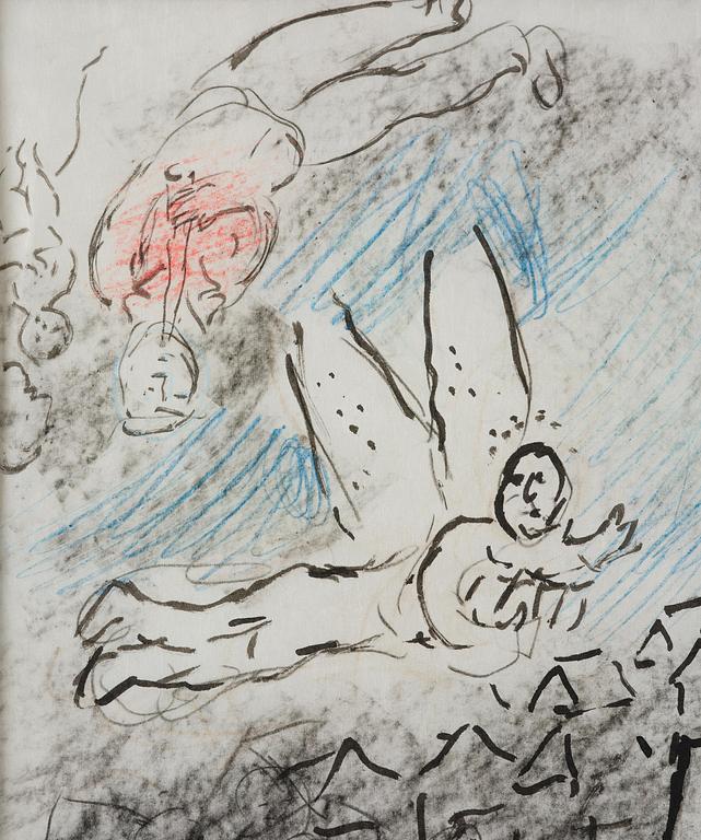 Marc Chagall, "L'artiste et l'ange".